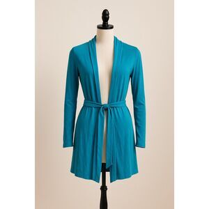 Spiegel Silk Blend Hooded Cardigan Robe S